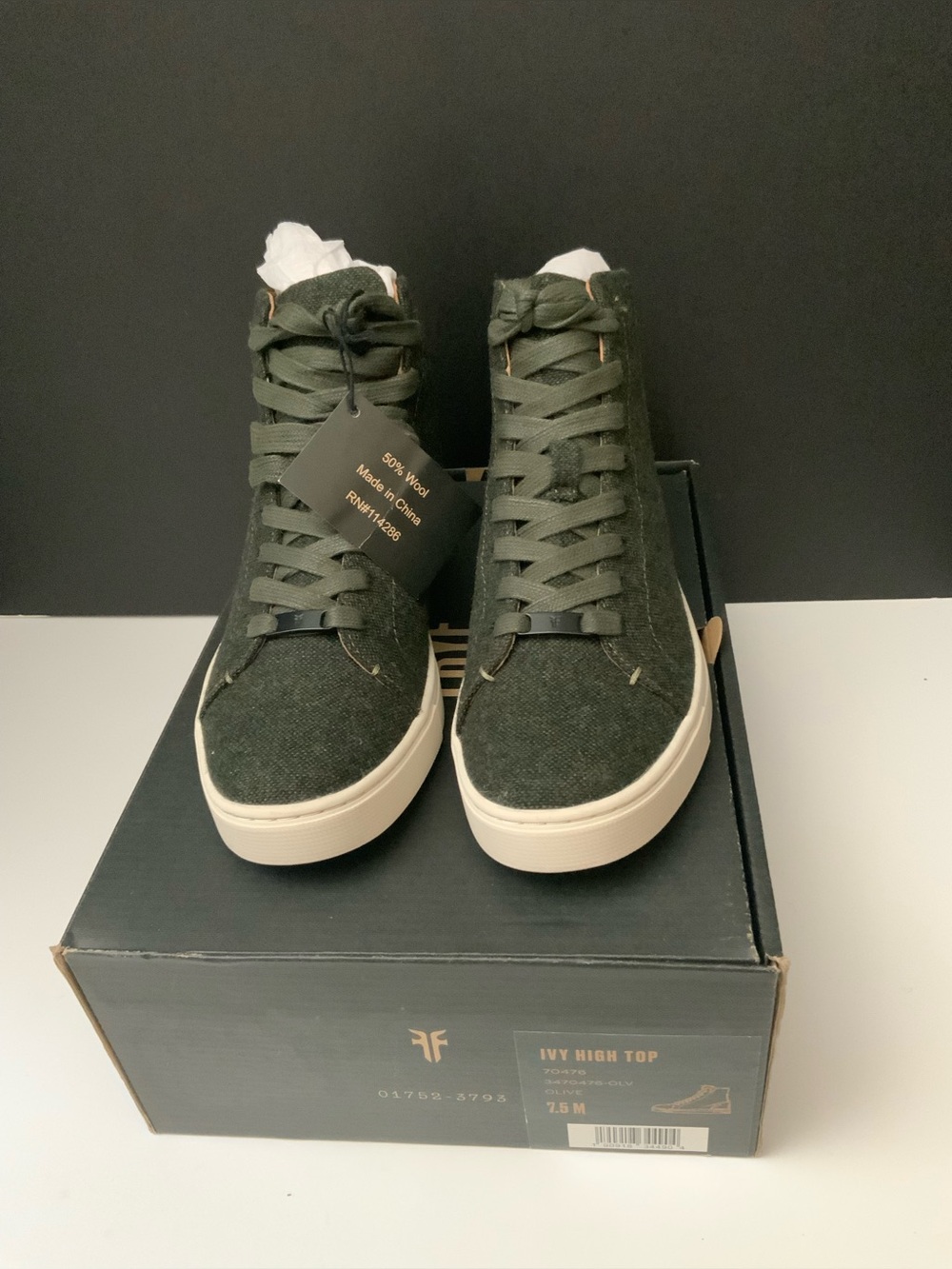 Frye Ivy Olive Green Women’s Sneakers